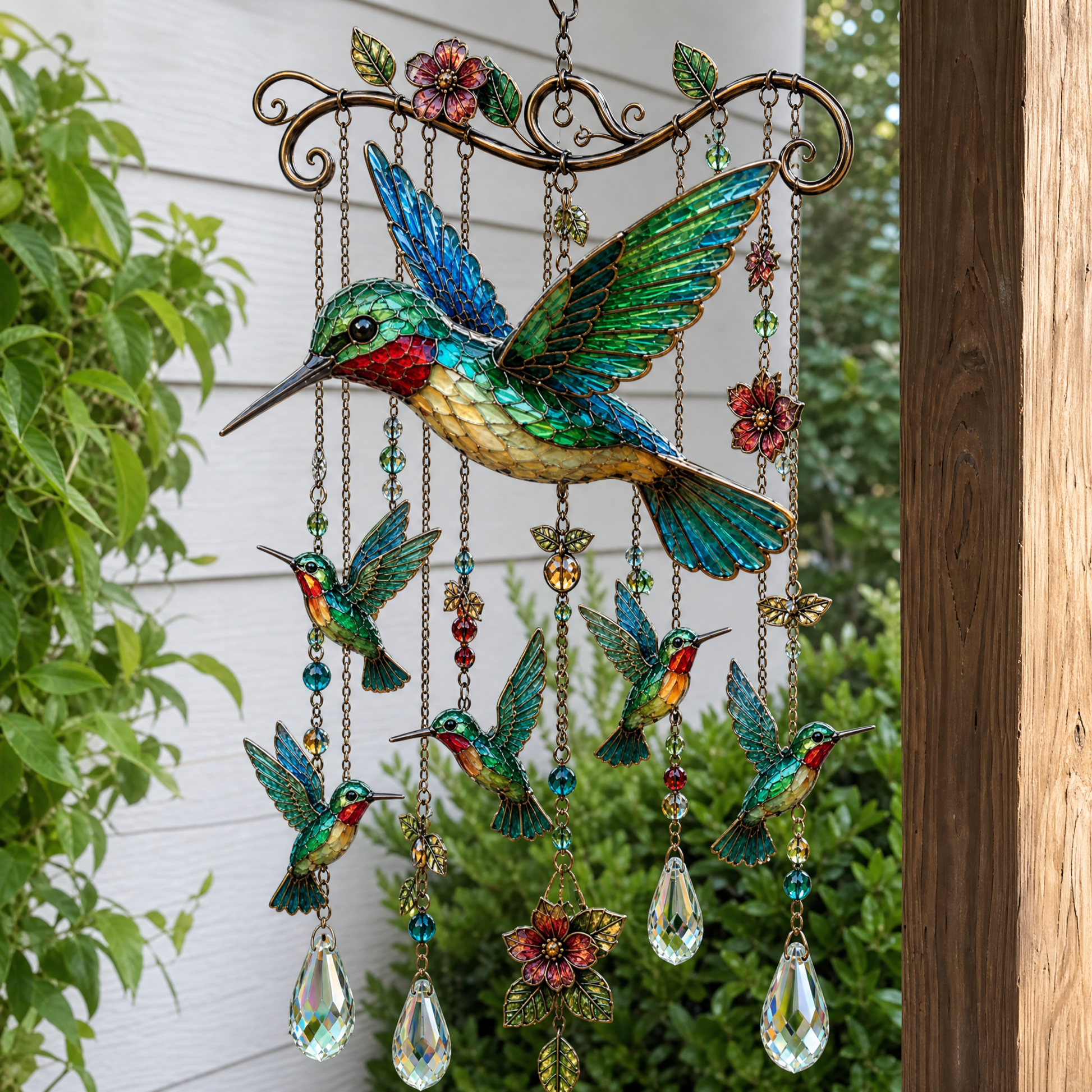 CelestiChime - Hummingbird Garden Decor