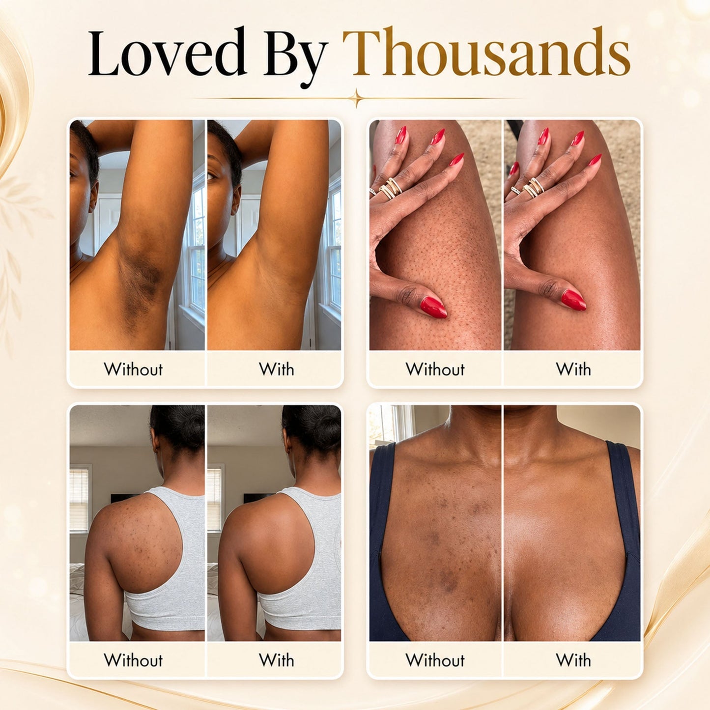 VelvetSkin - Waterproof Body Makeup Set