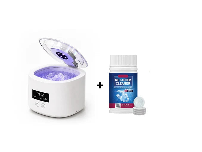 DentureGlow – Ultrasonic & UV-C Denture Cleaner