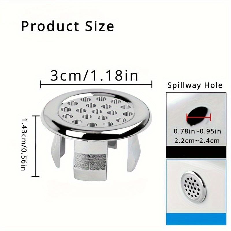 BasinCharm – Decorative Sink Overflow Hole Cover