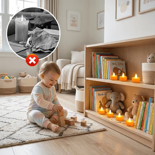 GlowLume – Battery-Powered LED Candle Light