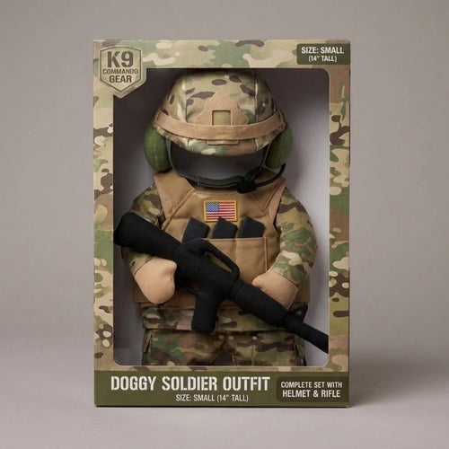 ValorPaws – Tactical Soldier Pet Costume