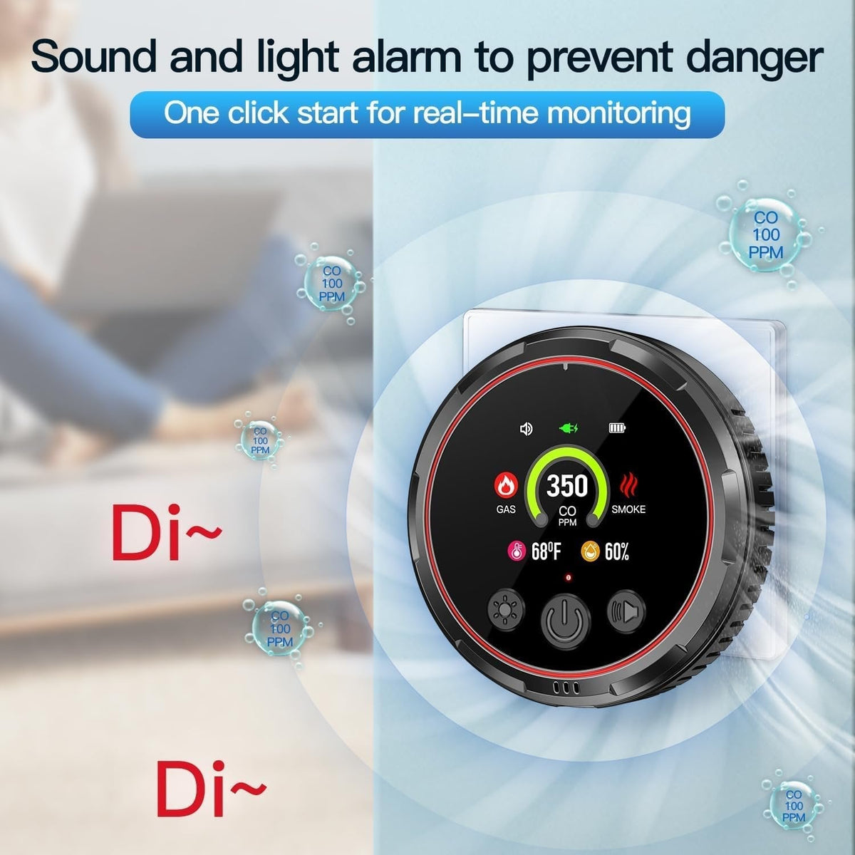 EnviroGuard – Smart Air Quality & Temperature Monitor