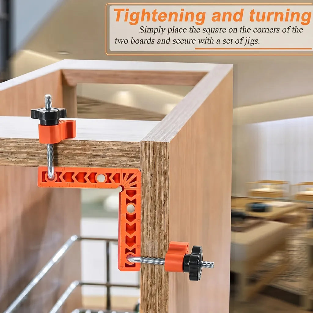 AnglePro – 90° Corner Clamp & Positioning Square Set