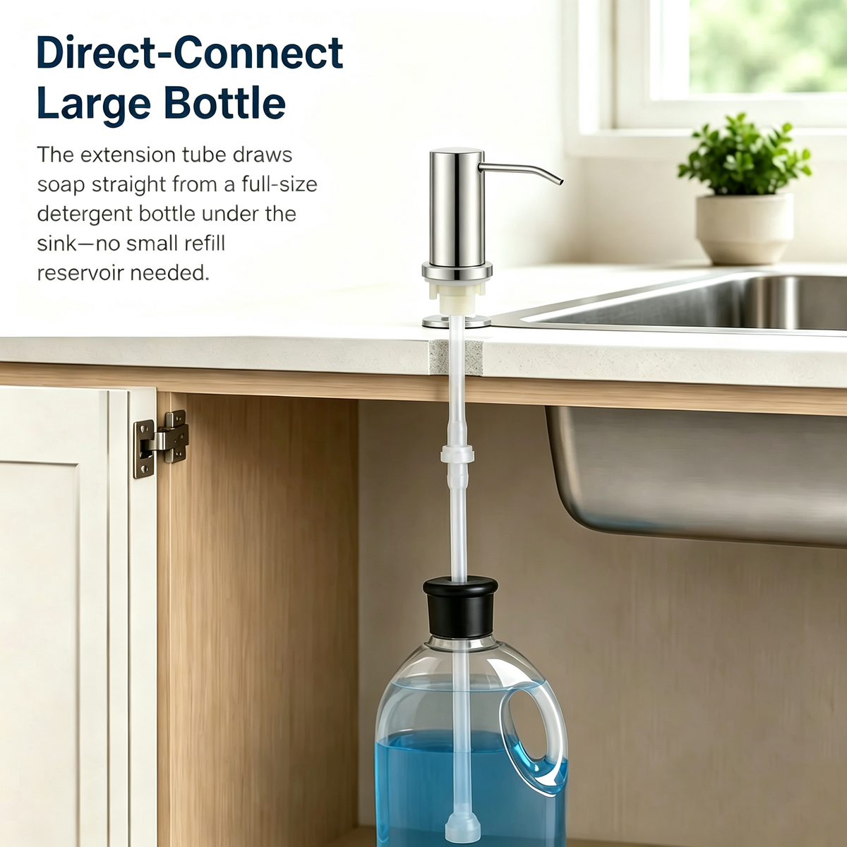 DispenseMate – 360° Rotating Sink Soap Pump