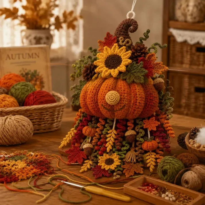 CraftBloom – Seasonal 3D Crochet Door Hanger Kit