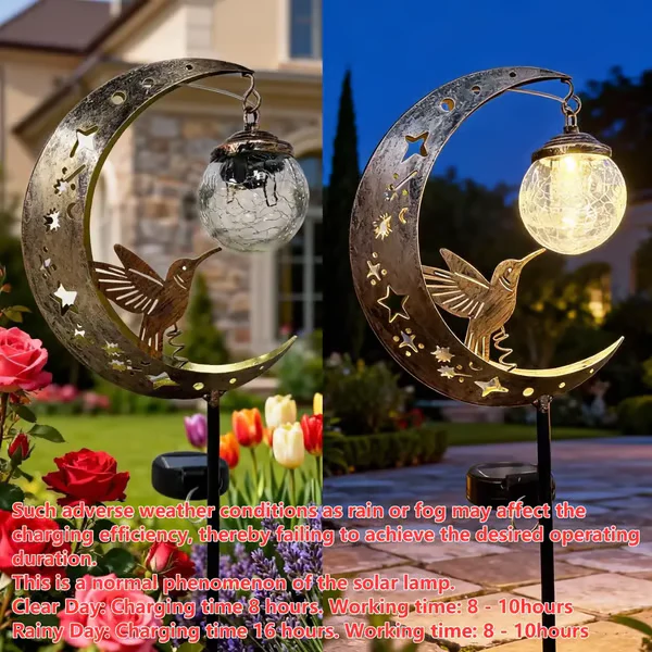 TwilightWing – Hummingbird Solar Garden Stake