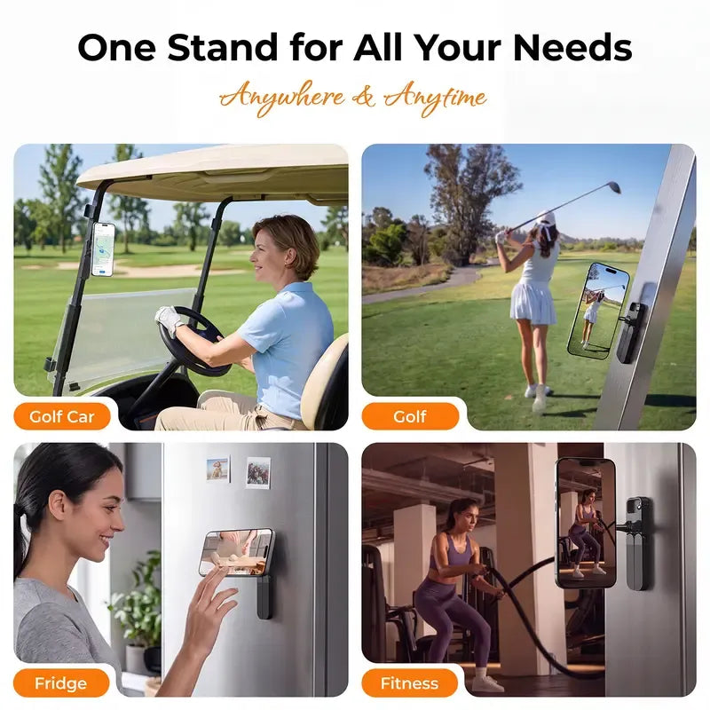 SnapMount – 4-in-1 Dual-Sided Magnetic Phone Stand