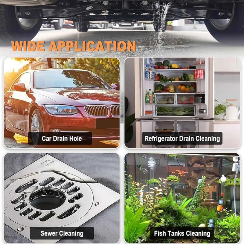 DrainFlex – 78-Inch Car Sunroof Drain Cleaning Tool