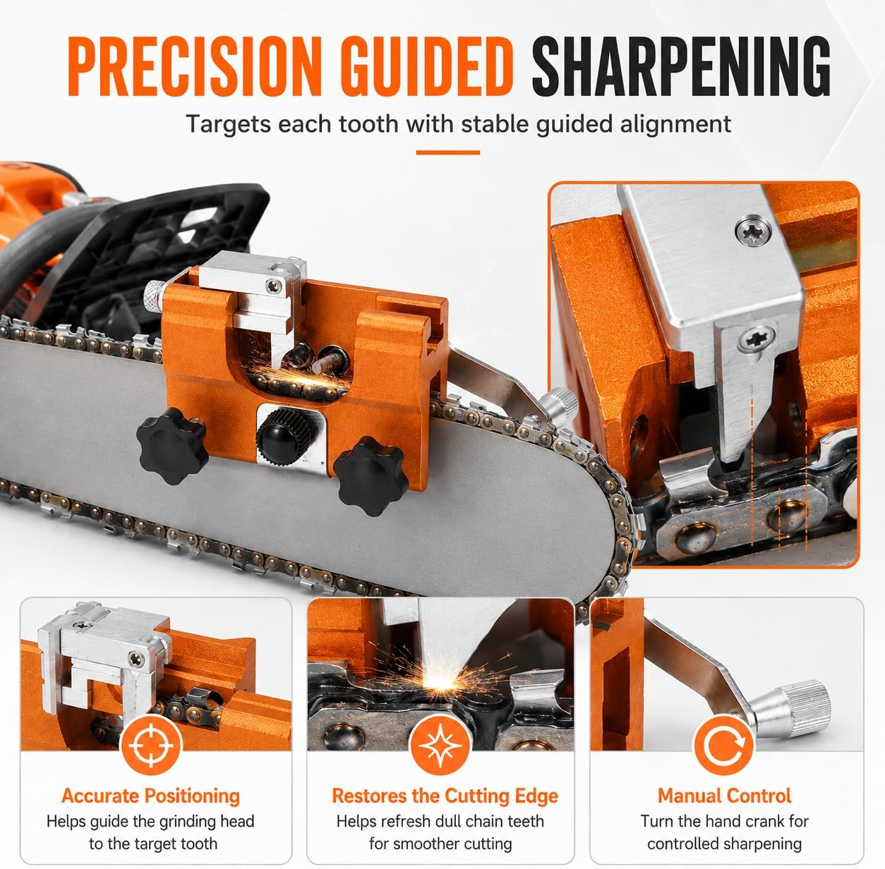 RazorEdge – Fast Chainsaw Chain Sharpener