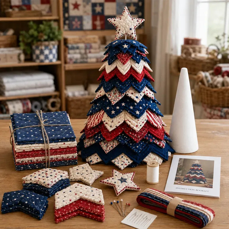 ChristmasStitch – Handmade Holiday Tree Quilt Kit