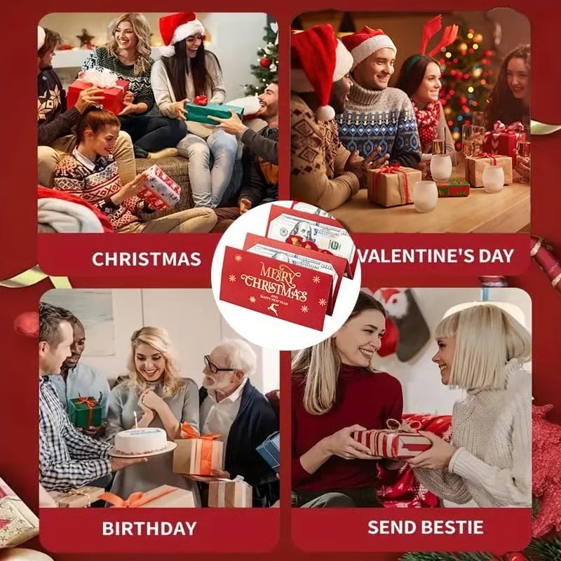 SantaSurprise – Foldable Christmas Cash Gift Wallet