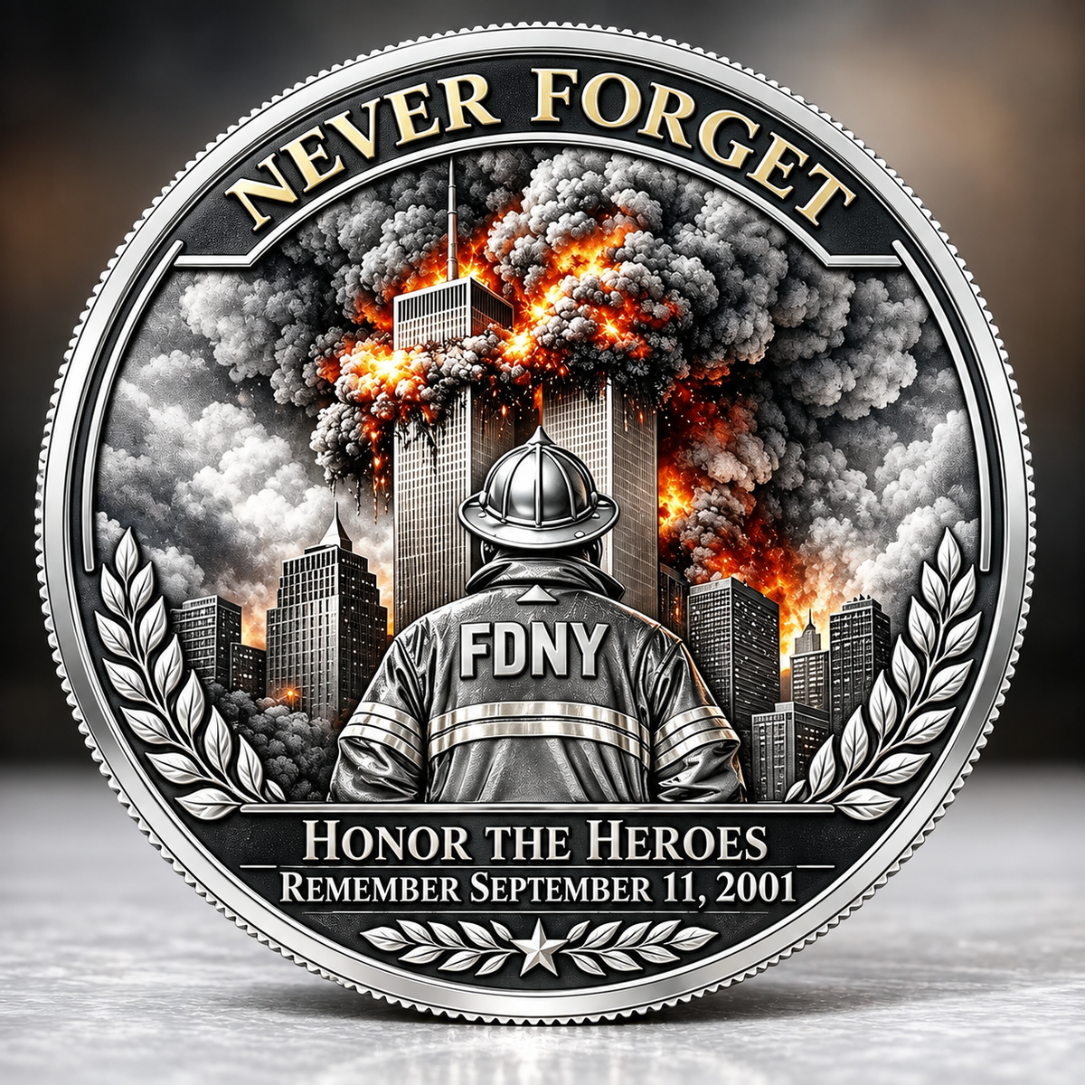 ❤️Last Day 50% OFF - 9/11 Never Forget – 25th Anniversary Commemorative Coin