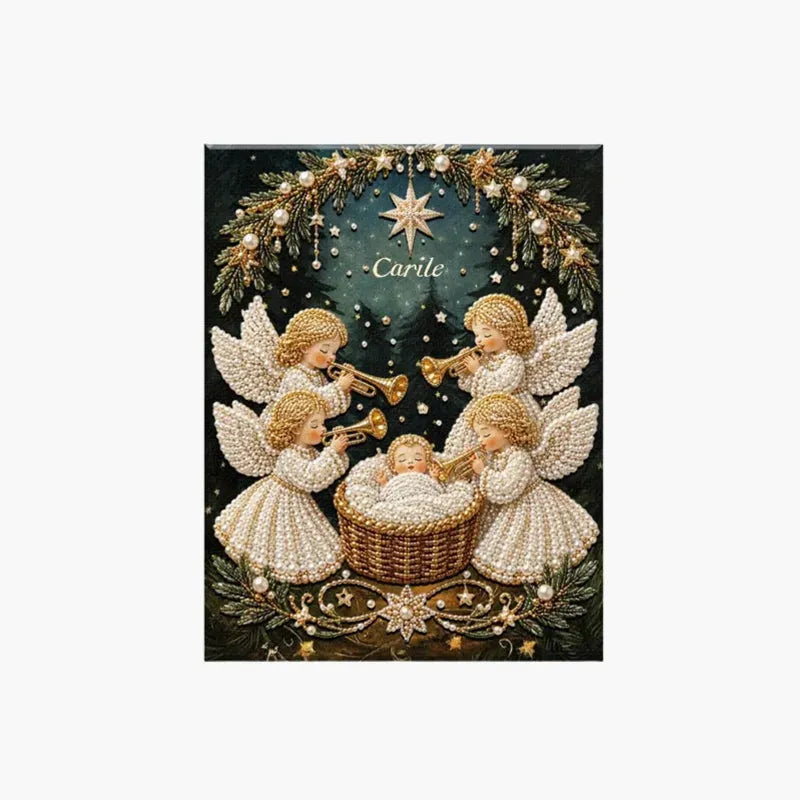 FaithGlow – 3D Nativity Diamond Painting Art Kit