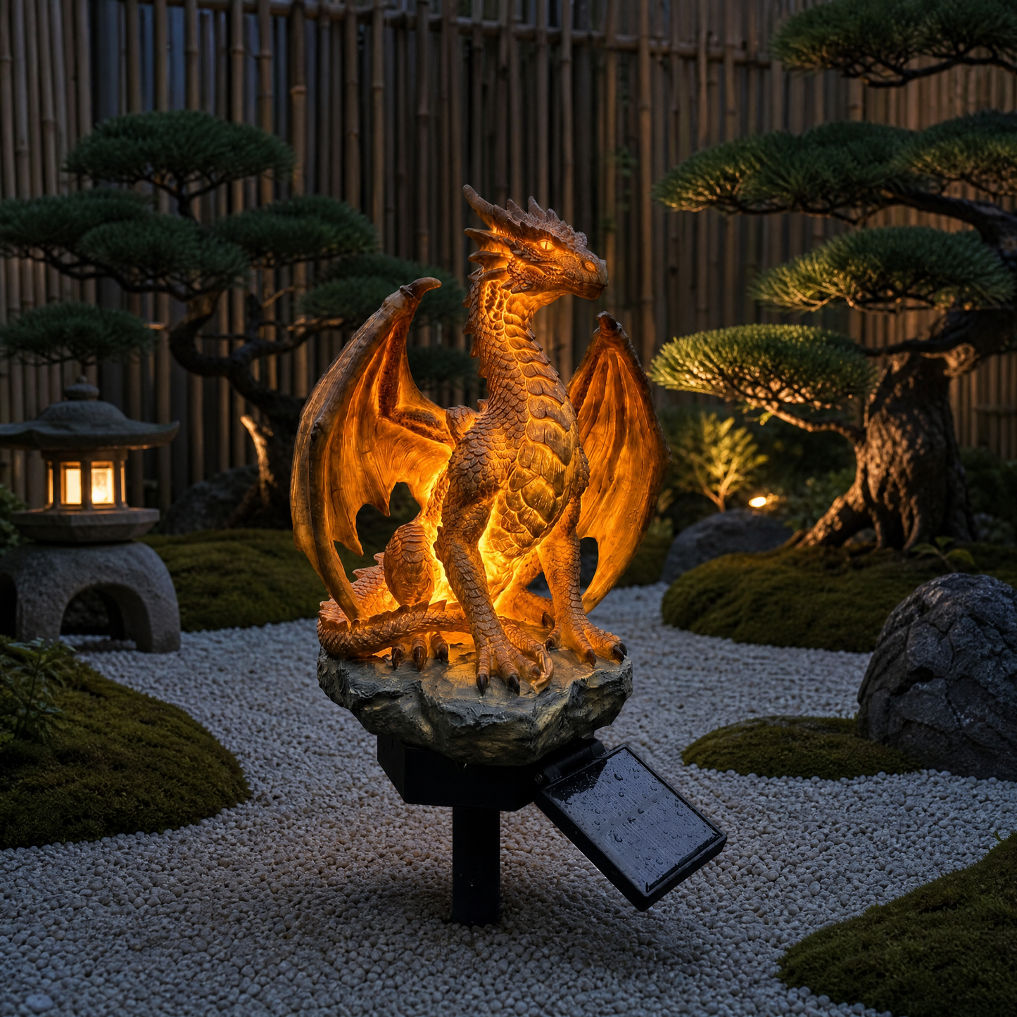 DragonFlame – Solar LED Garden Statue