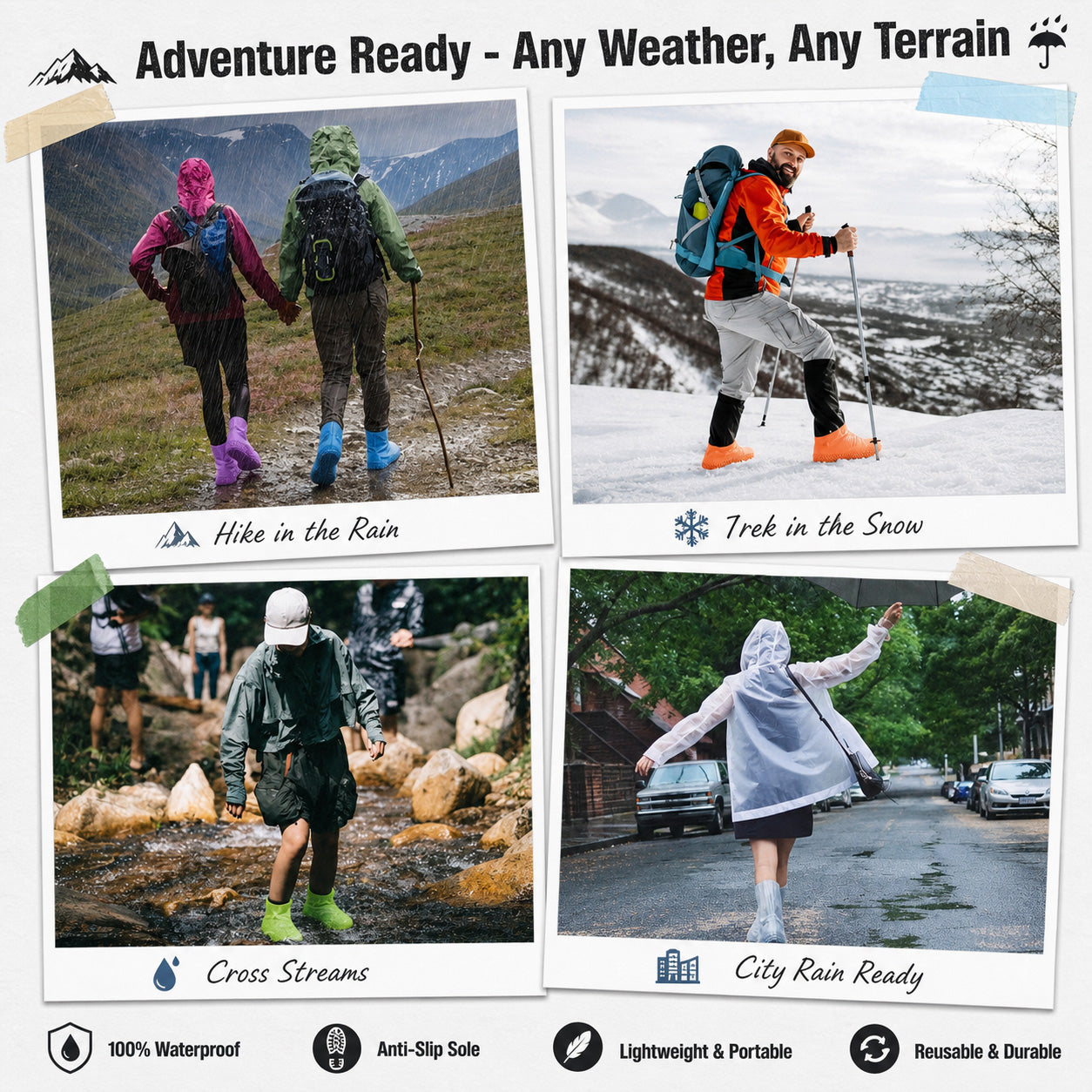 AquaStep – Non-Slip Rain Shoe Covers