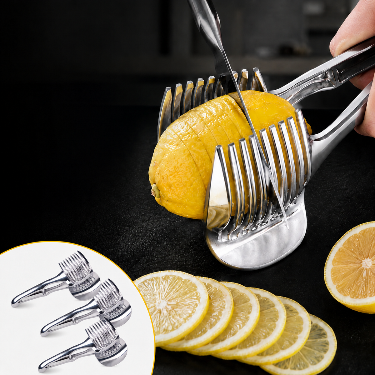 SlicePro – Safe & Precise Multi-Functional Food Slicer