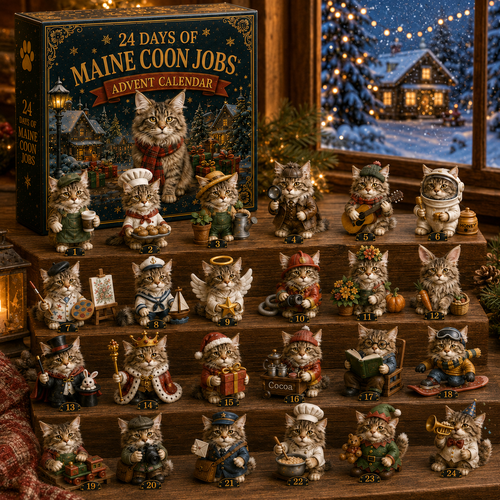 PurrCrest – 24-Day Maine Coon Jobs Advent Calendar 2026