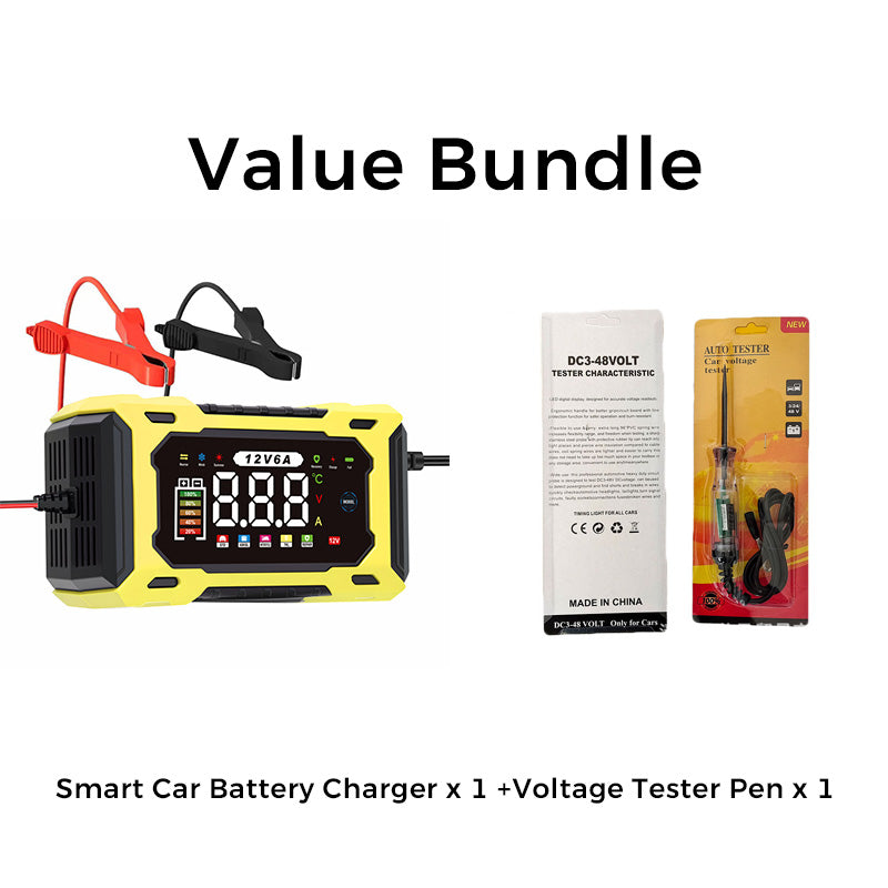 AutoVolt – 12V Smart Battery Charger & Repairer