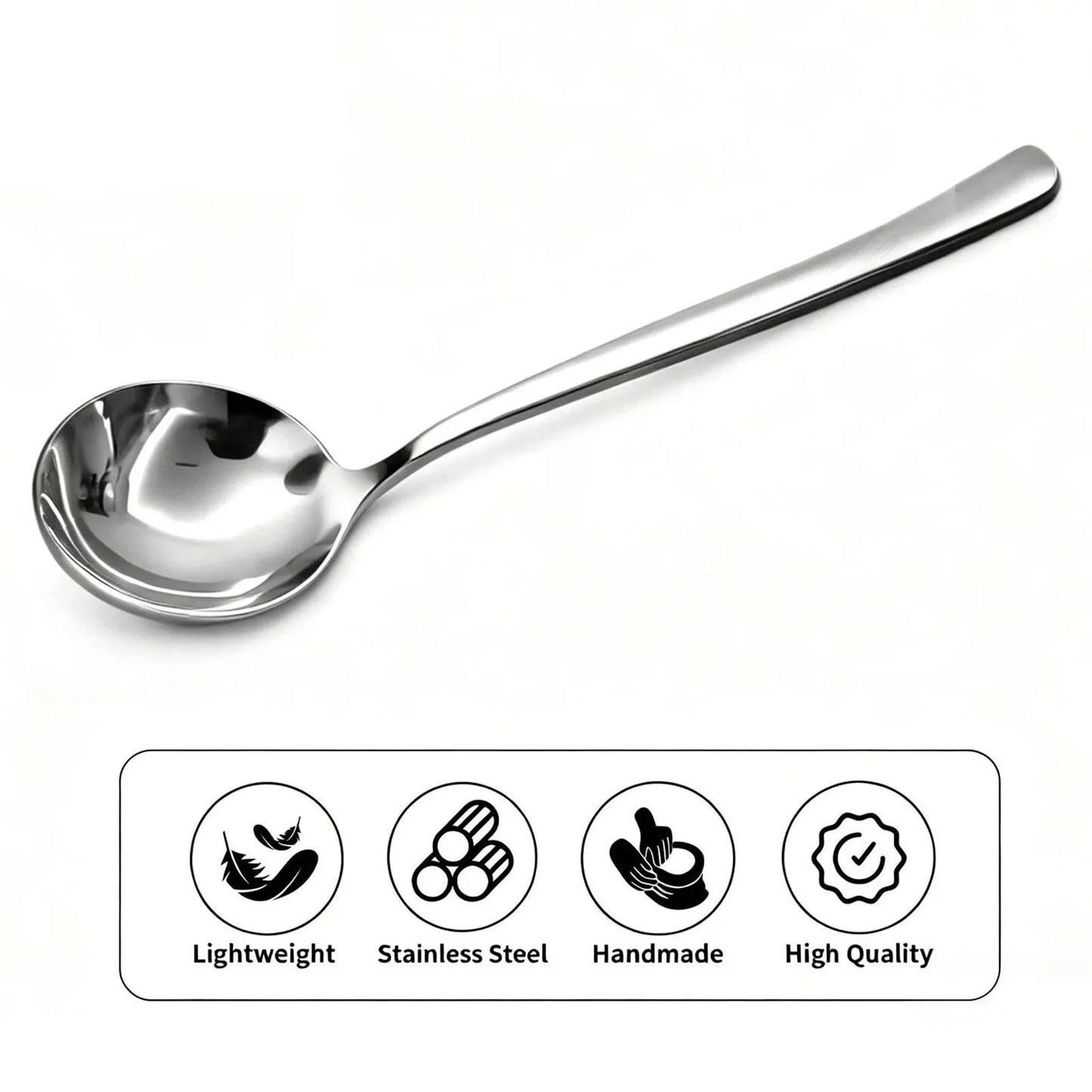 ComfortSip – Stainless Steel Dining Spoon