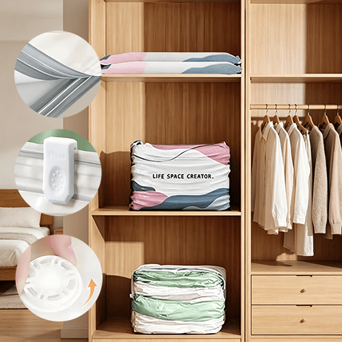 CompressEase – No-Pump Storage Compression Bags