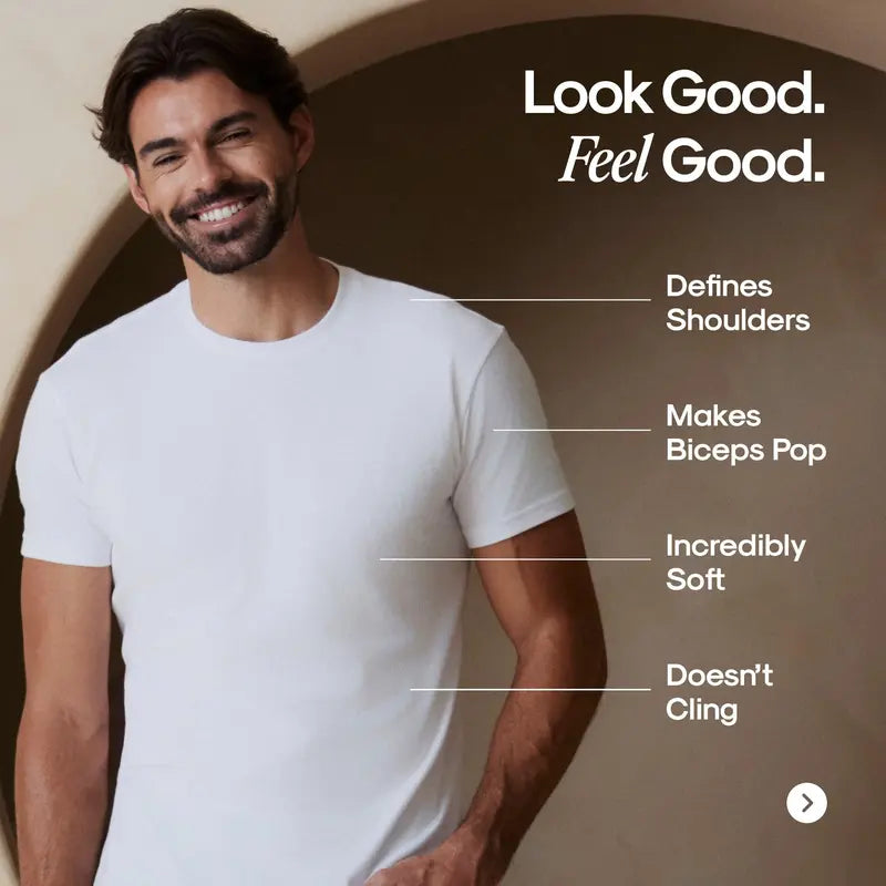 ComfortFit – Premium Cotton Crew Neck 4-Pack