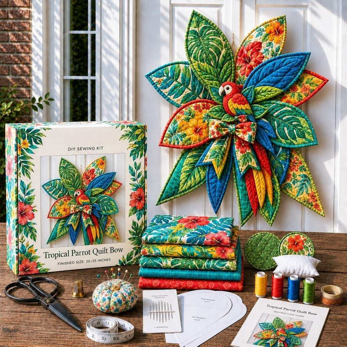 PrettyLoops – Oversized Quilted Bow Craft Kit
