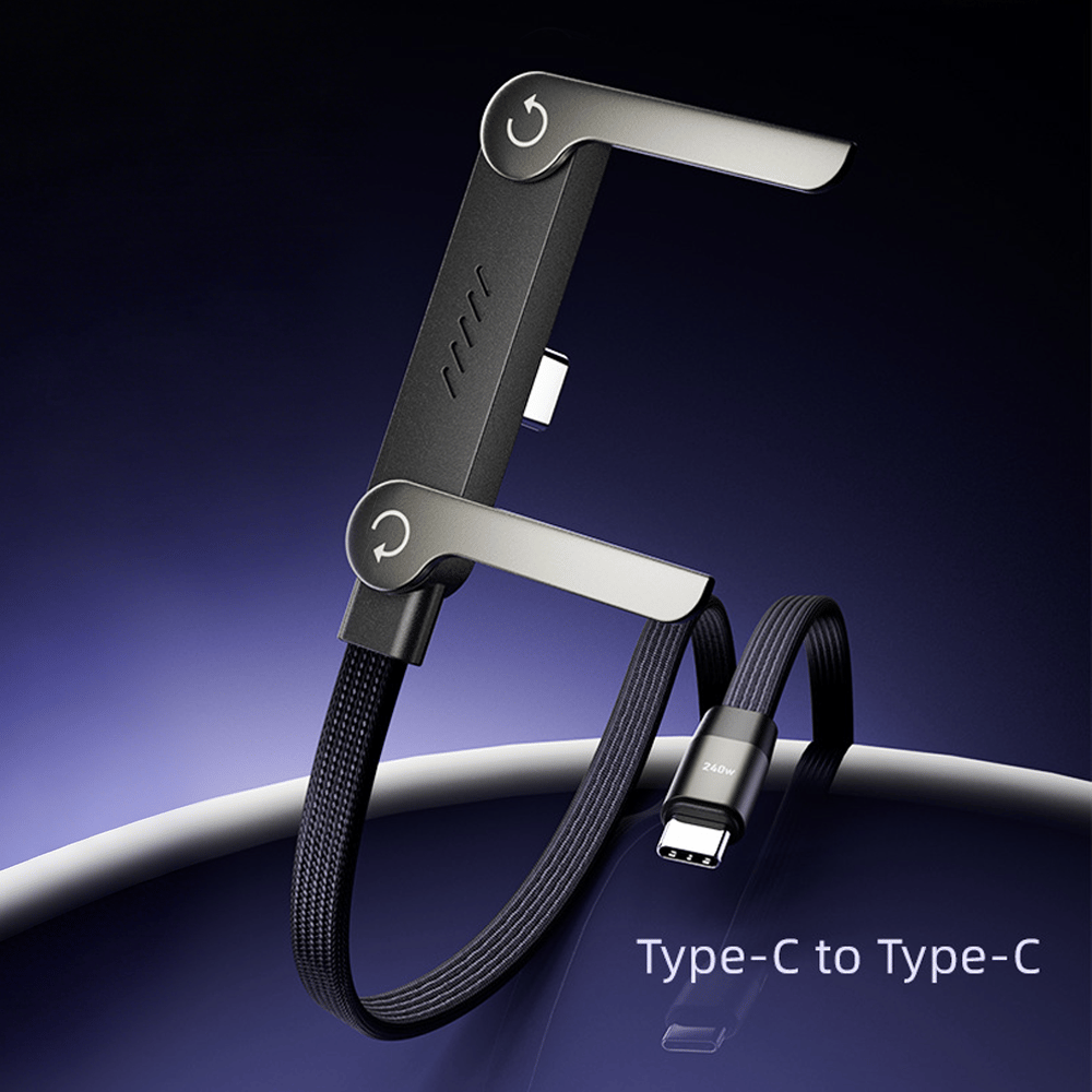 PowerDock – 240W USB-C Charging Cable With Phone Holder