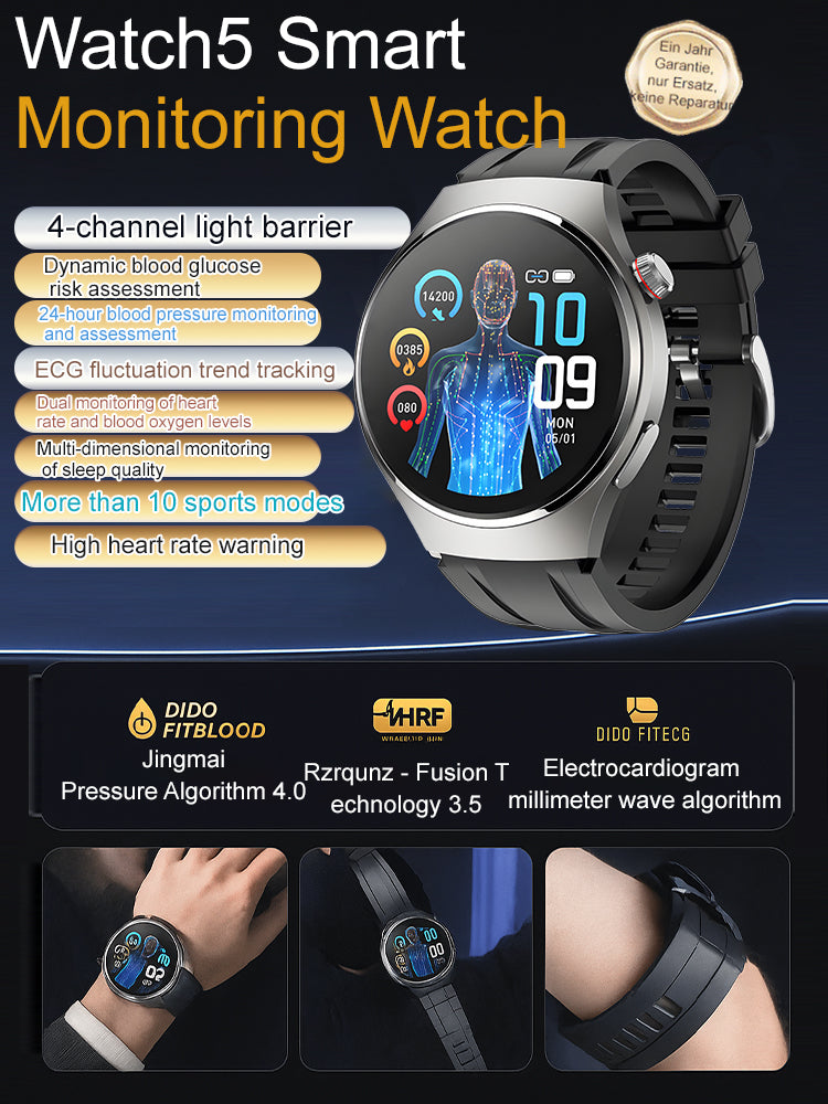 HealthSphere – All-Day Monitoring Watch