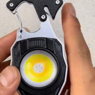 💡8-in-1 Multifunctional Keychain Flashlight🔦🌈
