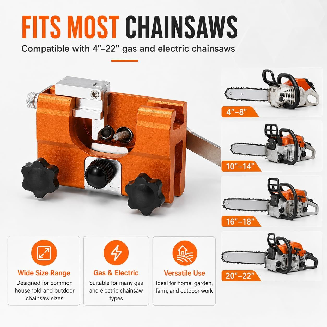 RazorEdge – Fast Chainsaw Chain Sharpener