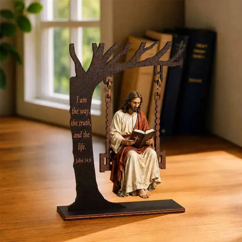 BlessedBranch – Jesus Under The Tree Ornament