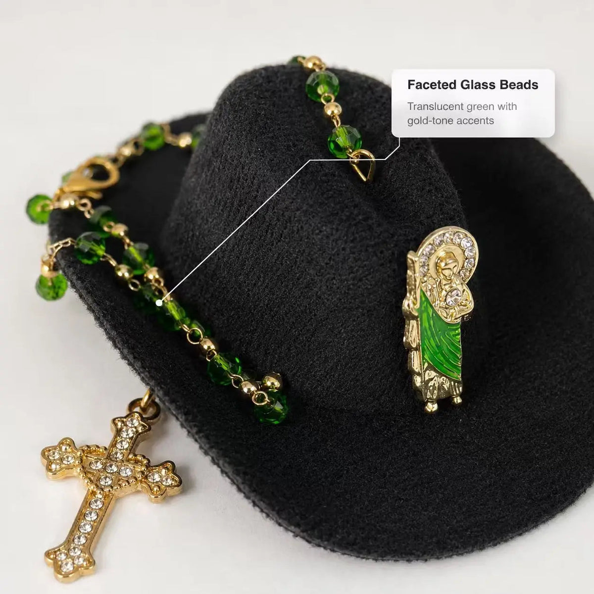 SacredMiles – Handmade Cross Car Ornament