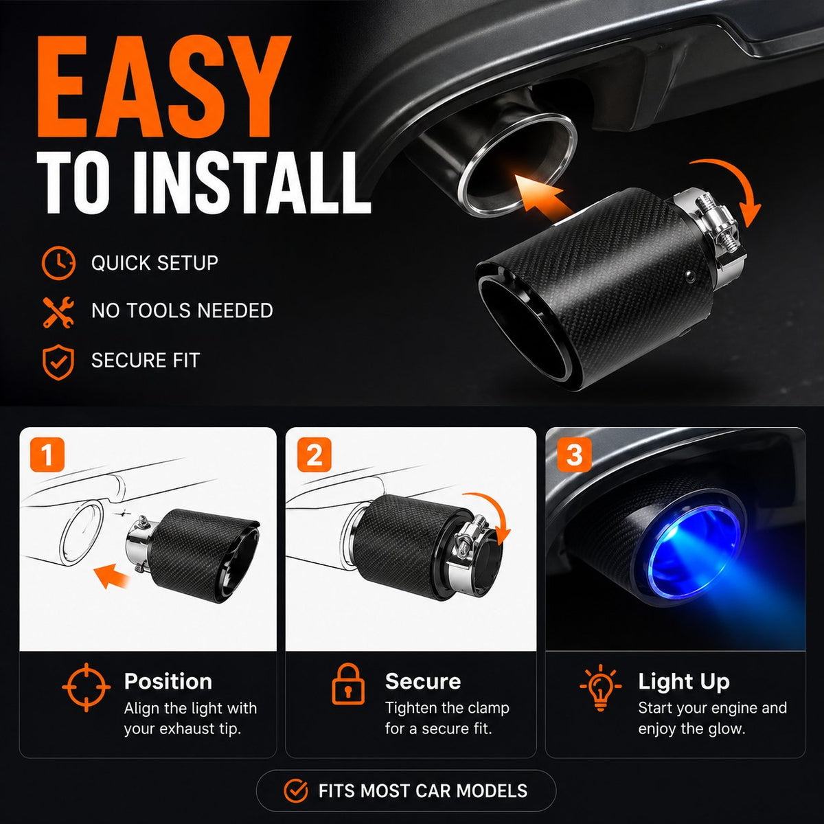 BlazeTail – Fire-Breathing Illuminated Exhaust Pipe