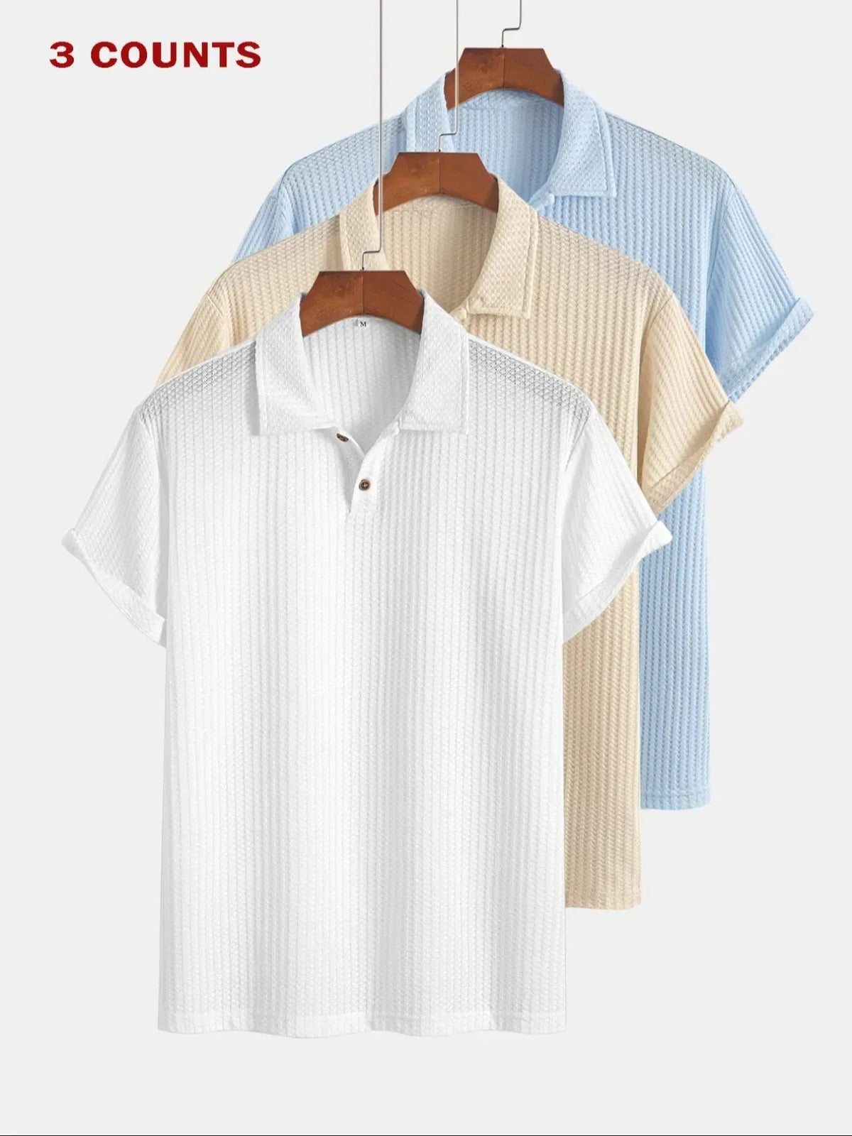PoloMuse – Men’s 3-Pack Everyday Polo Shirts