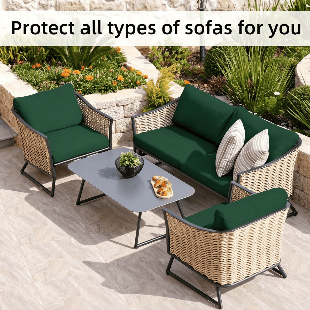 CushionLuxe – Stretch Sofa & Outdoor Cushion Covers
