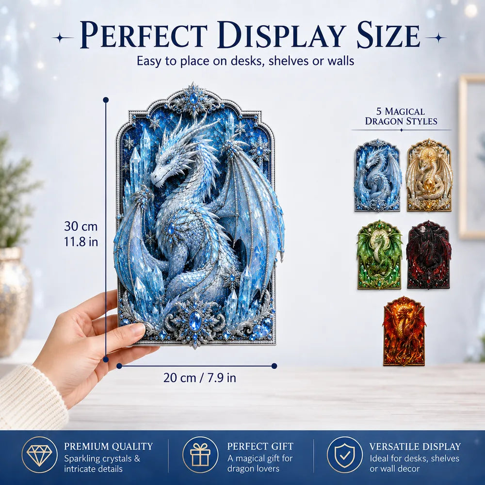 DragonCrest – 3D Fantasy Diamond Painting Kit