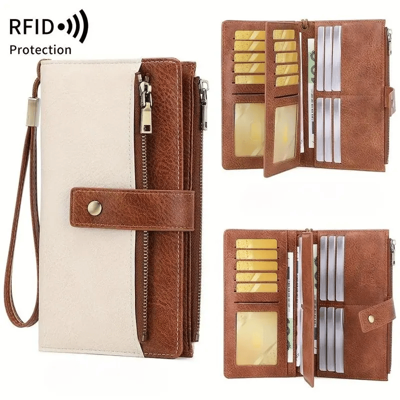 EleGanza – Women’s RFID Blocking Long Wallet Clutch