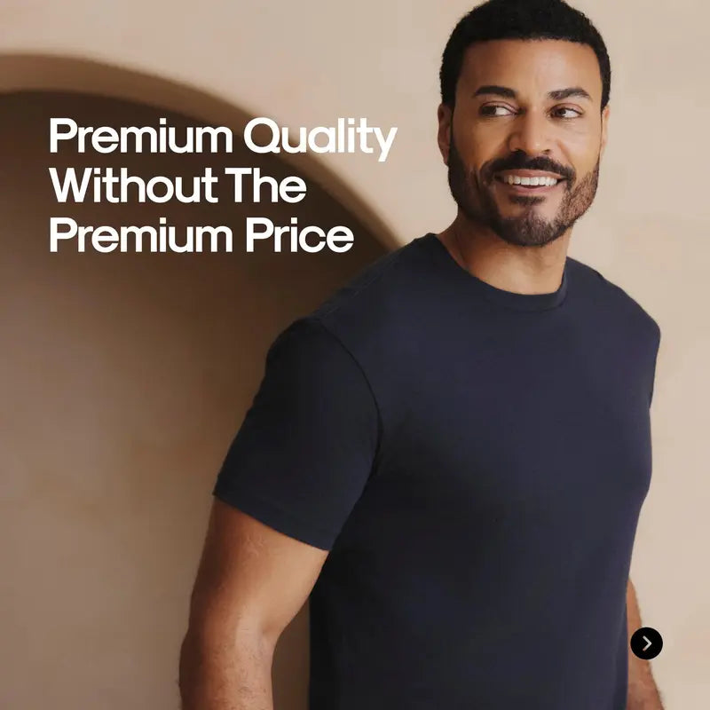 ComfortFit – Premium Cotton Crew Neck 4-Pack