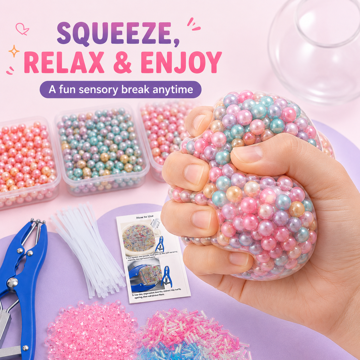 SquishOra – DIY Anti-Stress Squishy Ball Craft Kit