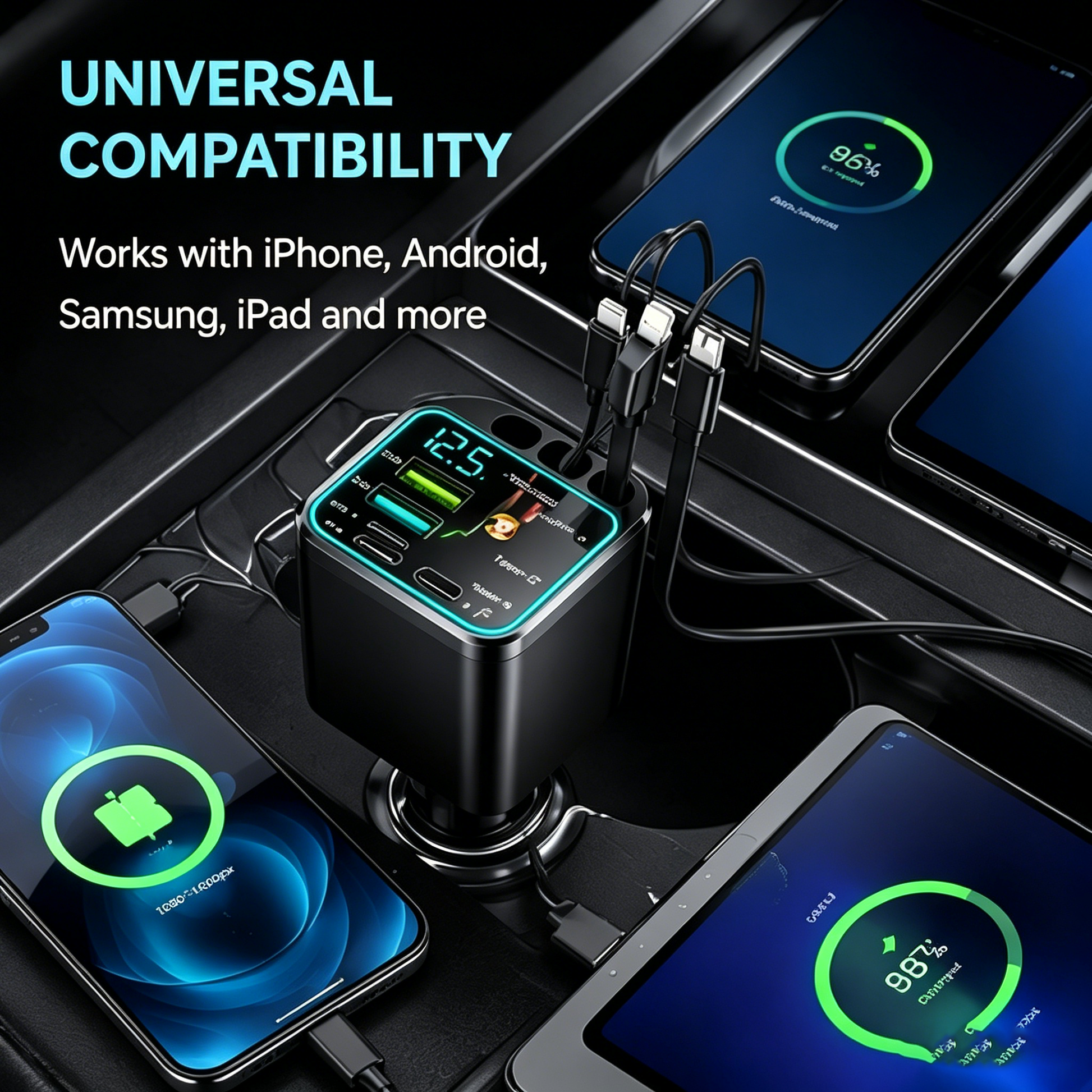 ChargeHub – Ultimate Wireless Power Station