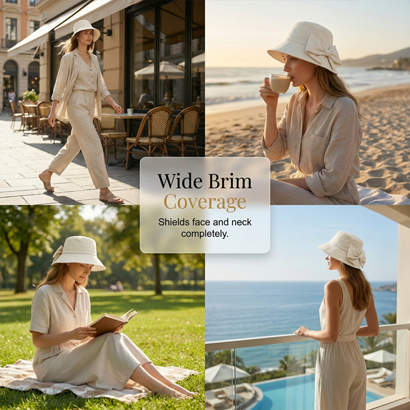 Solara – Bowknot UV Protection Hat