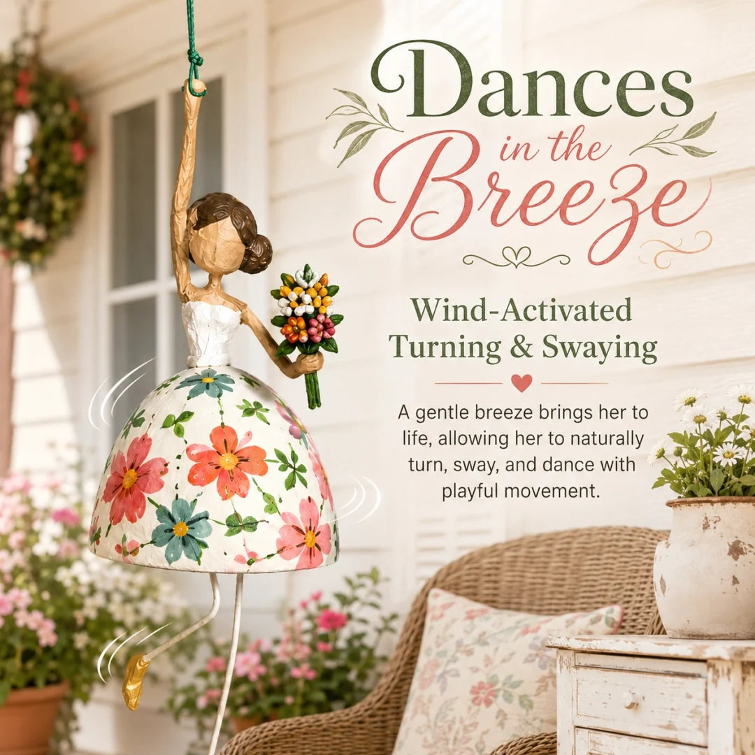 BreezyBelle – Whimsical Dancing Lady Hanging Ornament