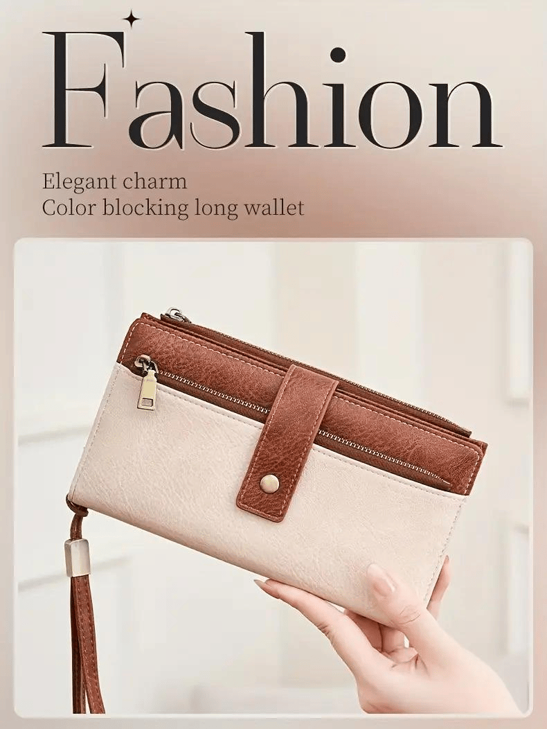 EleGanza – Women’s RFID Blocking Long Wallet Clutch