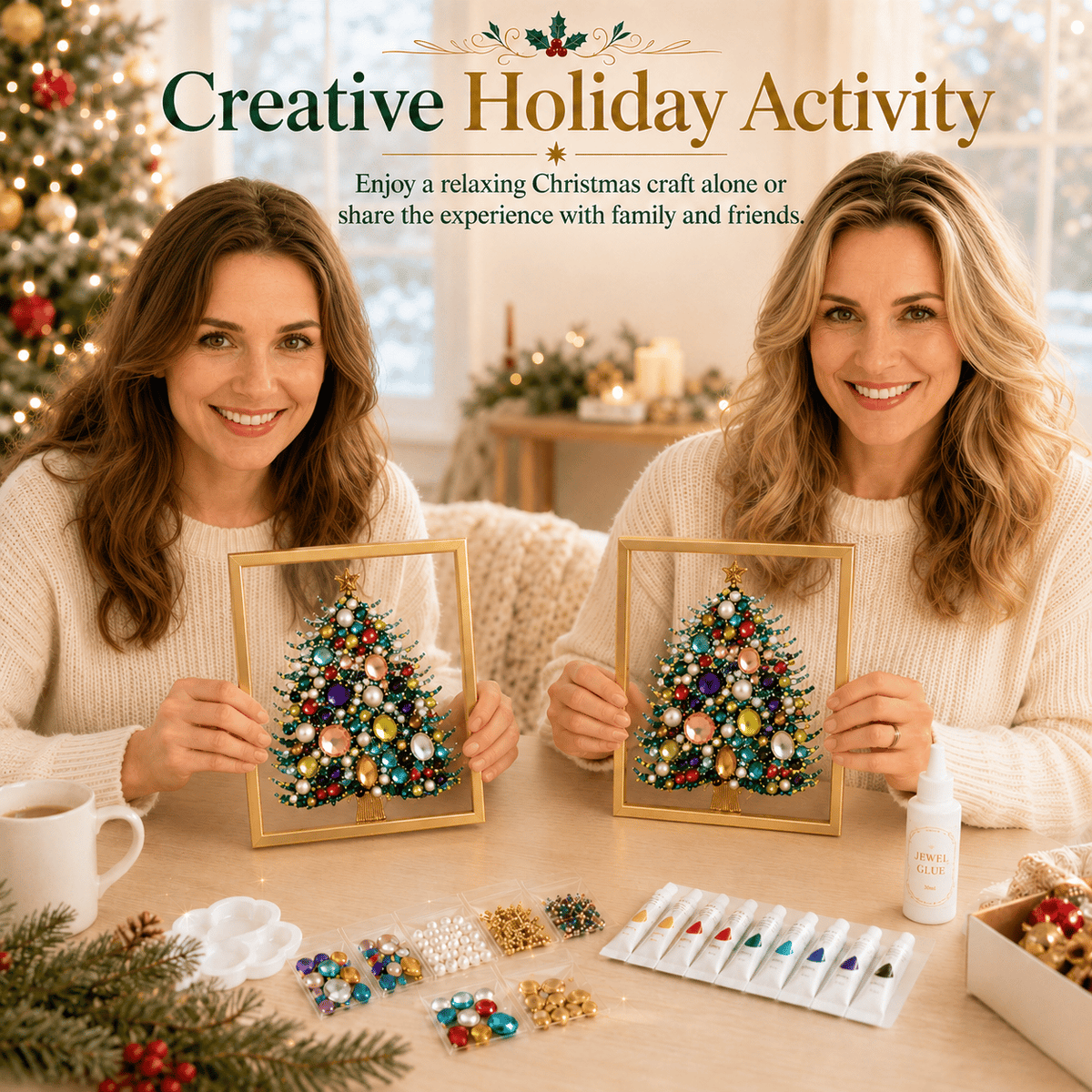 SparkleTree – Christmas Gem & Pearl Art Kit