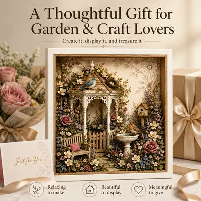 CottageCharm – DIY Layered Garden Shadow Box