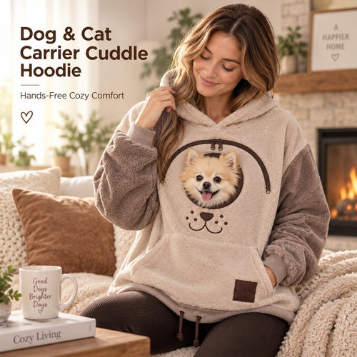 WarmWhiskers – Cozy Cat & Small Dog Hoodie
