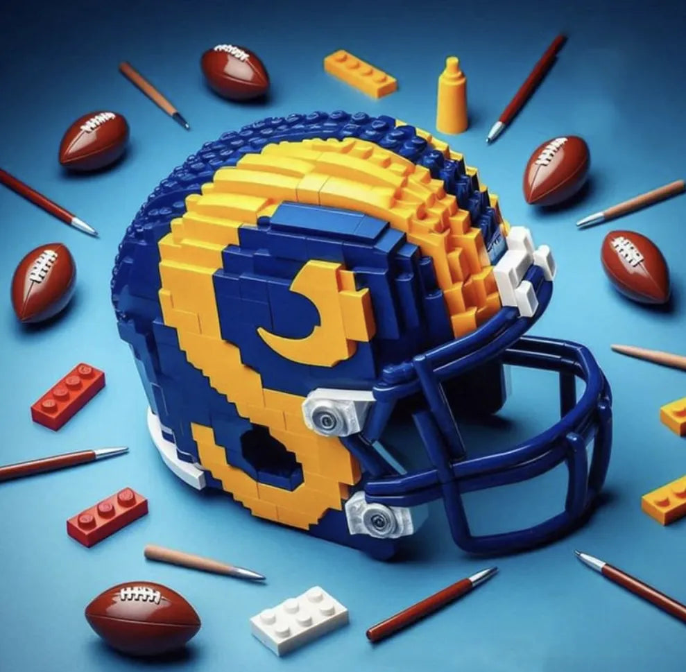 TouchdownBuild – NFL Team Helmet Brick Kit