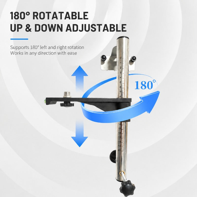 LevelPro – 180° Rotatable Wall-Mount Level Bracket