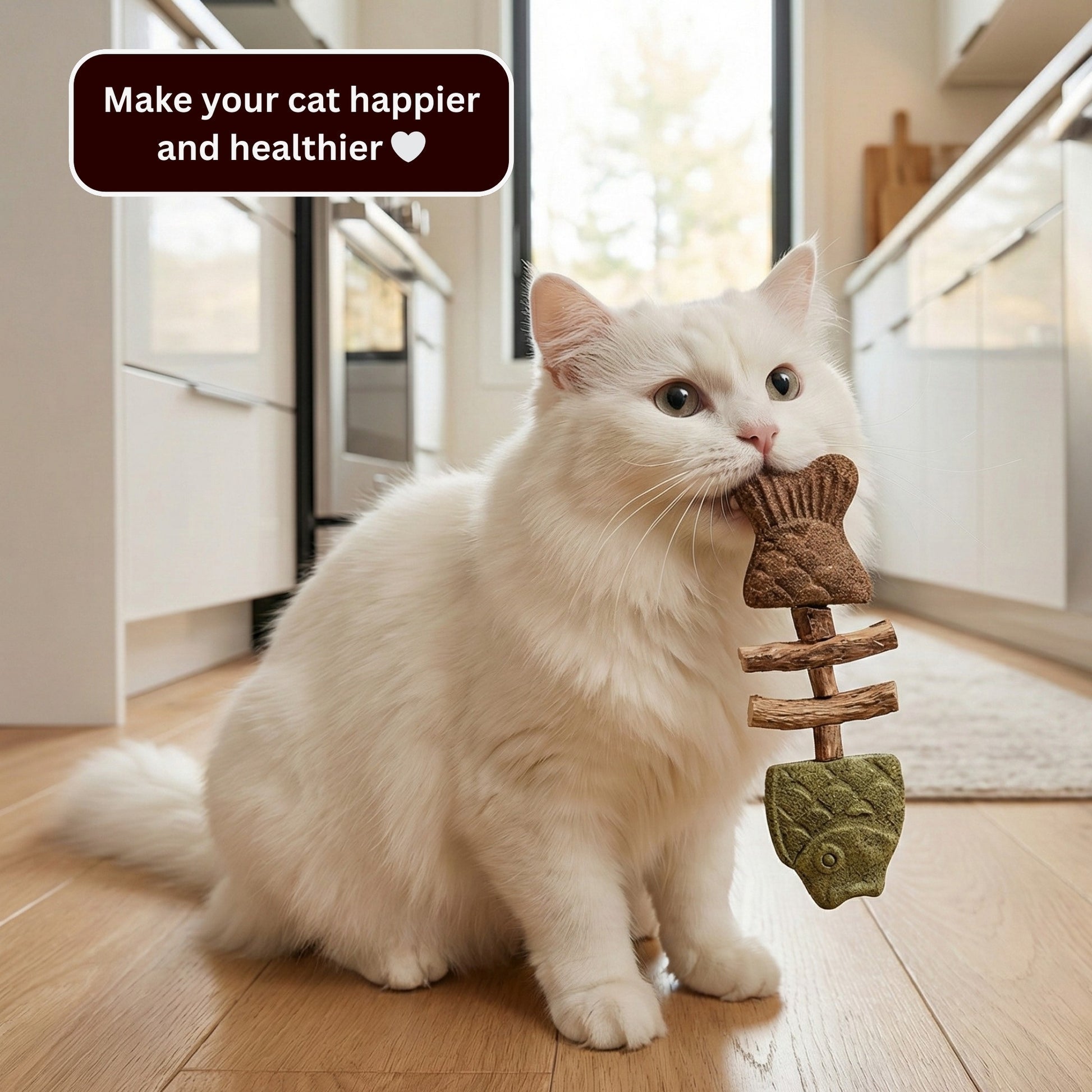 PawZest – Natural Catnip Chew Stick Fish